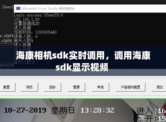 海康相机sdk实时调用,调用海康sdk显示视频