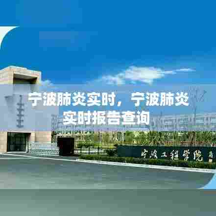 宁波肺炎实时,宁波肺炎实时报告查询