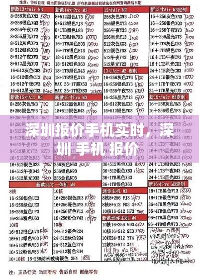 深圳报价手机实时,深圳 手机 报价