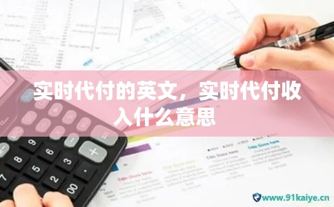 实时代付的英文,实时代付收入什么意思