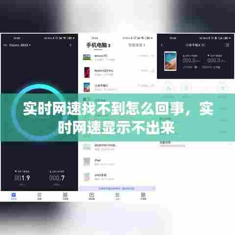 实时网速找不到怎么回事,实时网速显示不出来