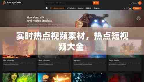 实时热点视频素材,热点短视频大全