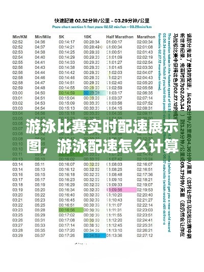 游泳比赛实时配速展示图,游泳配速怎么计算