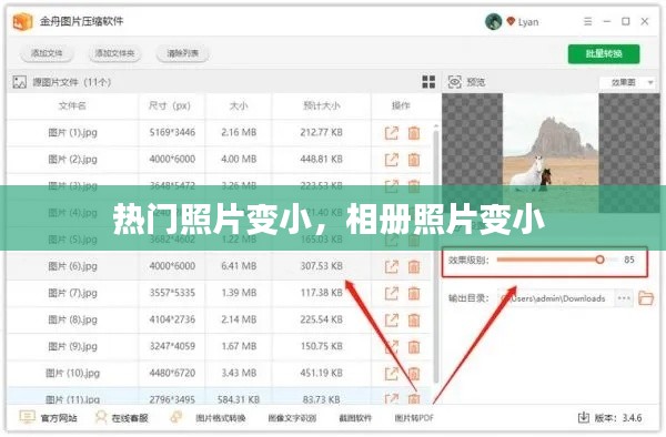 热门照片变小,相册照片变小