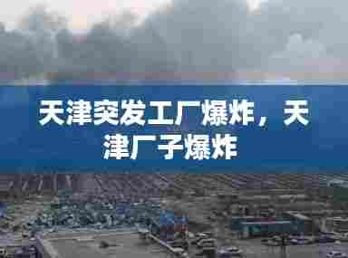 天津突发工厂爆炸,天津厂子爆炸