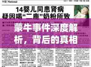 蒙牛事件深度解析，背后的真相与启示