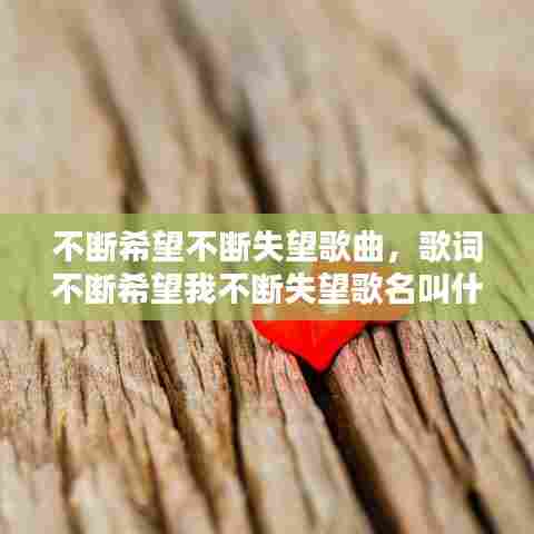 不断希望不断失望歌曲，歌词不断希望我不断失望歌名叫什么 