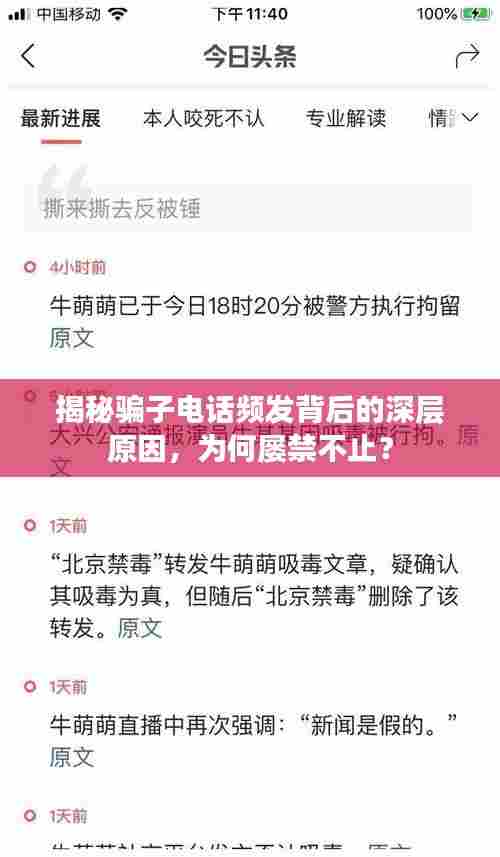 揭秘骗子电话频发背后的深层原因,为何屡禁不止?