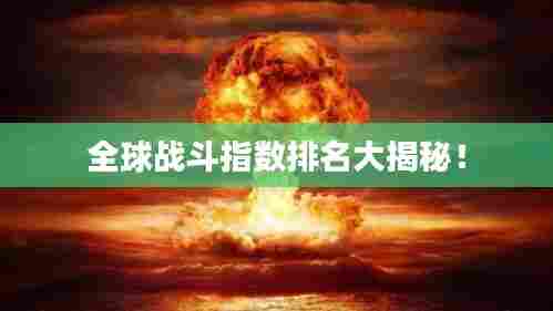 全球战斗指数排名大揭秘!