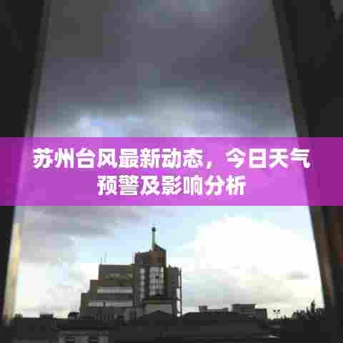 苏州台风最新动态,今日天气预警及影响分析