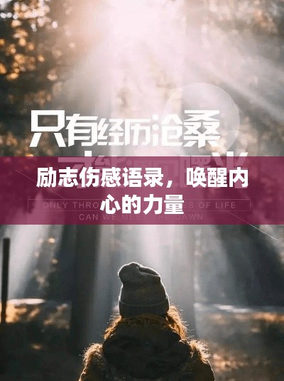 励志伤感语录,唤醒内心的力量