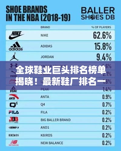 全球鞋业巨头排名榜单揭晓!最新鞋厂排名一览无余