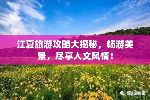 江夏旅游攻略大揭秘,畅游美景,尽享人文风情!