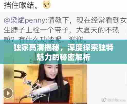 独家高清揭秘,深度探索独特魅力的秘密解析