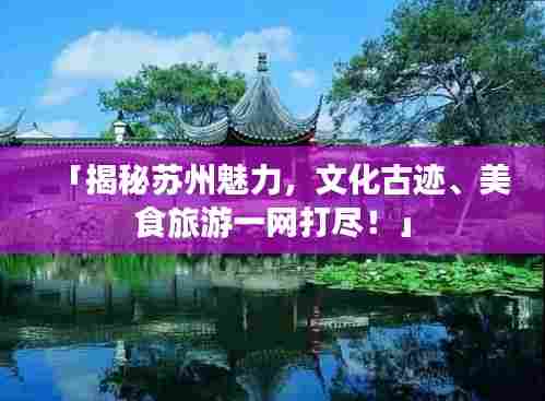 「揭秘苏州魅力,文化古迹、美食旅游一网打尽!」