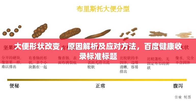 大便形状改变，原因解析及应对方法，百度健康收录标准标题