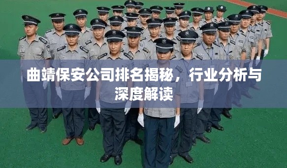 曲靖保安公司排名揭秘,行业分析与深度解读