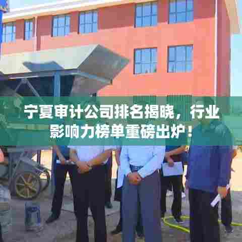 宁夏审计公司排名揭晓，行业影响力榜单重磅出炉！