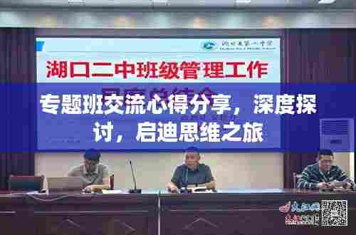 专题班交流心得分享,深度探讨,启迪思维之旅
