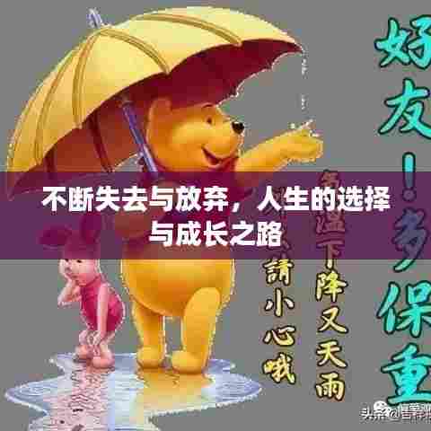 不断失去与放弃,人生的选择与成长之路