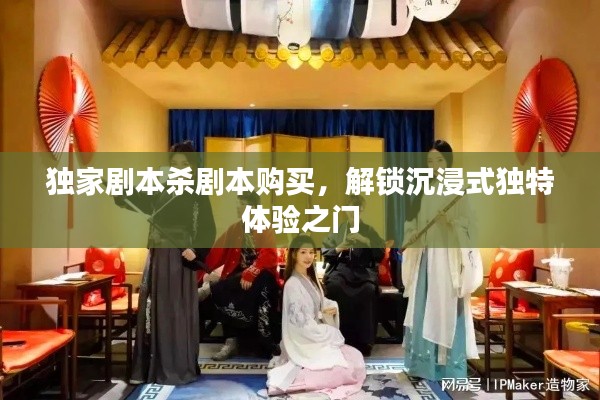 独家剧本杀剧本购买,解锁沉浸式独特体验之门