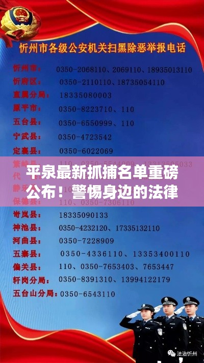 平泉最新抓捕名单重磅公布！警惕身边的法律风险！
