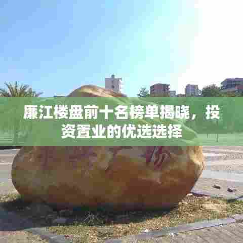 廉江楼盘前十名榜单揭晓，投资置业的优选选择