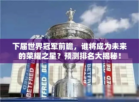 下届世界冠军前瞻,谁将成为未来的荣耀之星?预测排名大揭秘!