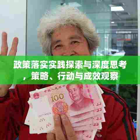 政策落实实践探索与深度思考,策略、行动与成效观察